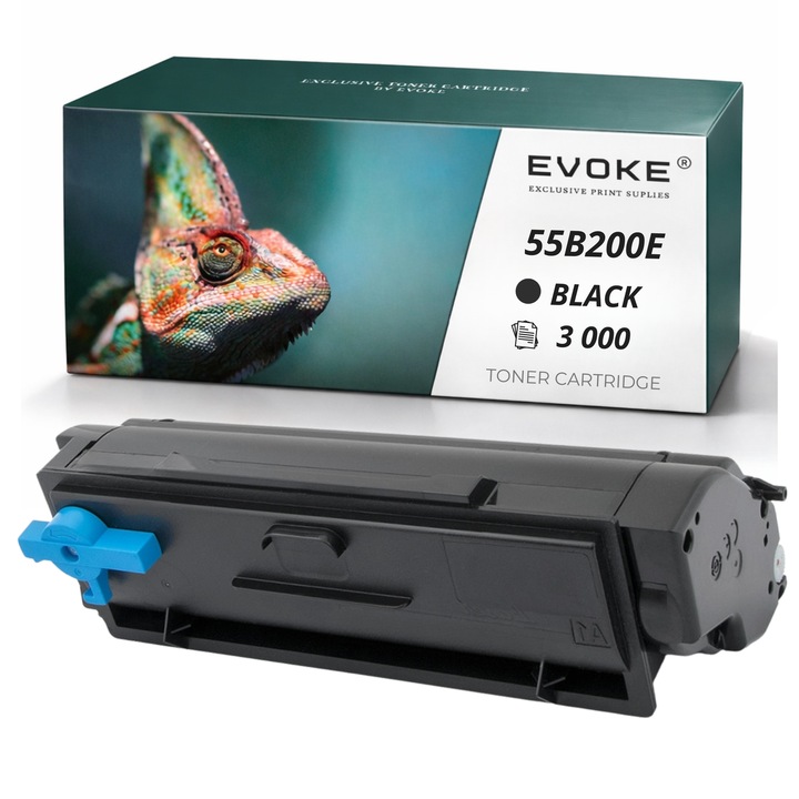 Toner cartus compatibil pentru imprimanta Lexmark 55B2000 55B200E, Negru, 3000 pagini, compatibil cu MS331DN MS431DW MX431ADN MS431DN