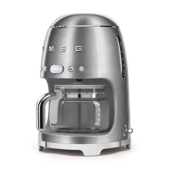 Cafetiere Smeg 50's Style, 1.4l, crem, inox