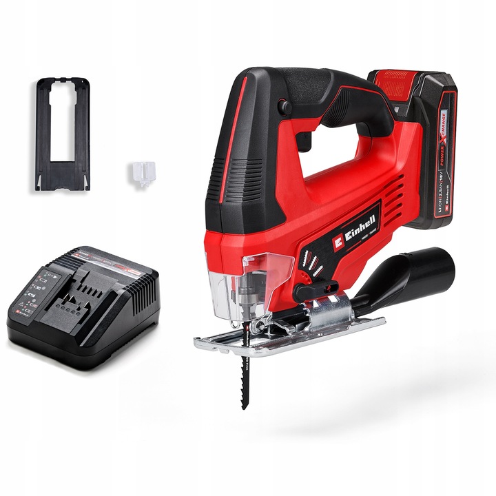 Fierastrau electric Einhell TC-JS 18/70 Li, 2700 rpm, taiere 70mm, acumulator 2,5 Ah