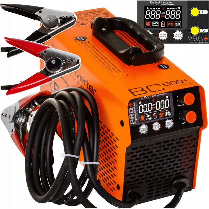 Redresor auto BJC BC-600 PRO+, 600A, 12/24V, 50-800Ah, 30x12x18cm