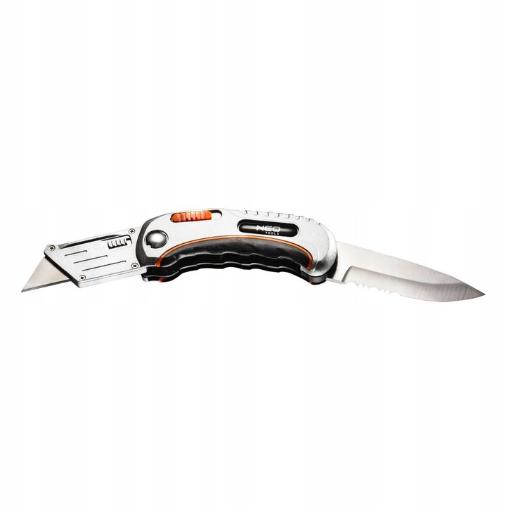 Cutit universal pliabil NEO trapez 20mm 5 lame nylon 13x3cm