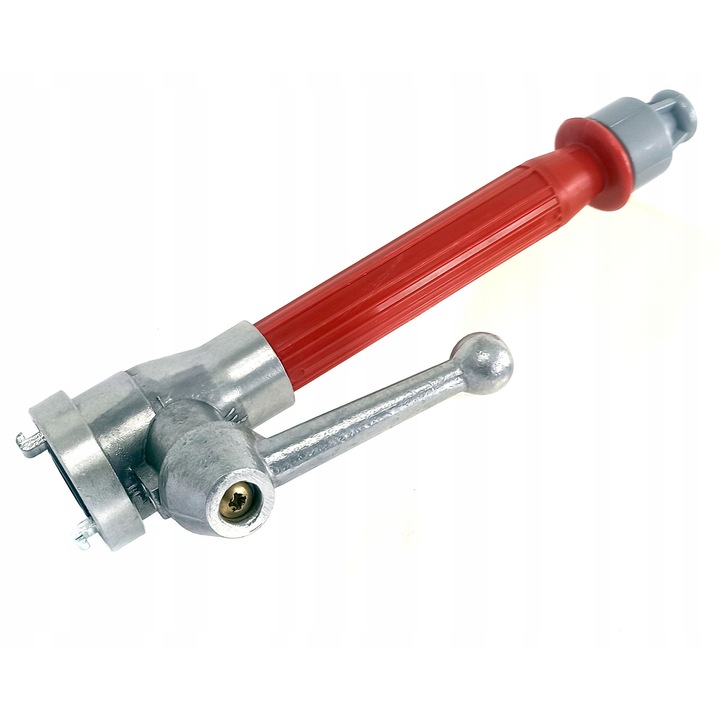 Lance de apa pentru furtun de pompieri SilverTools, 1", cu supapa sferica, lunga