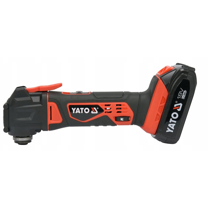 Unelte multifunctionale Yato, set oscilant 18V, 2,0Ah, cu incarcator 60min, pentru taiere si slefuire
