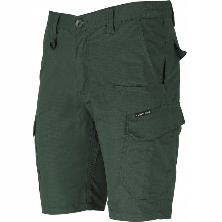 Pantaloni scurti Lahti Pro, kaki, ripstop, 9 buzunare, croiala slim fit, 3XL