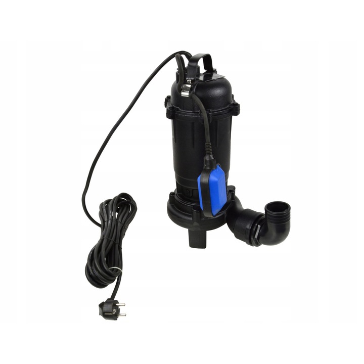 Водна помпа Geko с дробилка и поплавък 750W, 20000 л/ч, 2", 51x35см