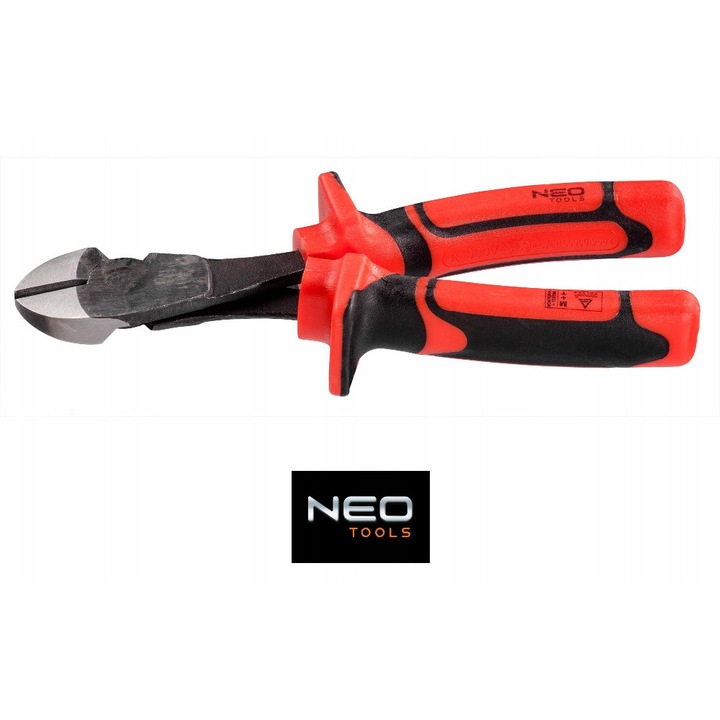 NEO TOOLS 1000V 200mm oldalcsípőfogó, CrV acél, ergonomikus nyél