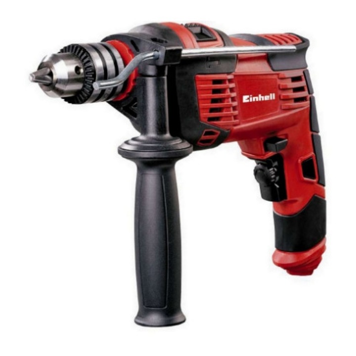 Einhell TC-ID 1000 E ütvefúró, elektromos fúrógép, hálózati tápellátású, kofferrel, piros/fekete, 1 db