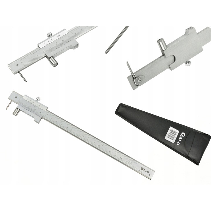 Geko hátsó varrat 200mm 0,05mm inox karctűvel