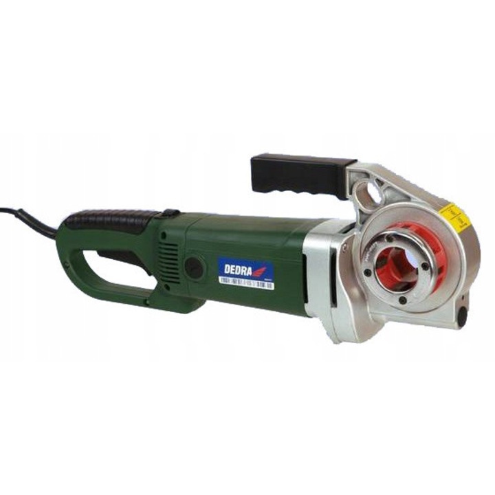 DED7511 elektromos csőmenetvágó gép, 1/2-1-1/4 hüvelyk, 1800W, 230V, menetvágó fejek készlete
