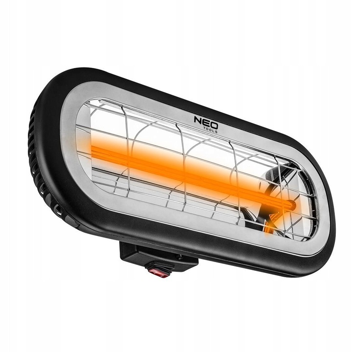 Incalzitor cu infrarosu NEO TOOLS, 2000W, IP65, 52x26.5x16.7cm, pentru interior si exterior