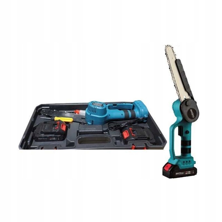 Мини акумулаторен трион 8", Kraft&Dele, 2 батерии, 240мм, 21V