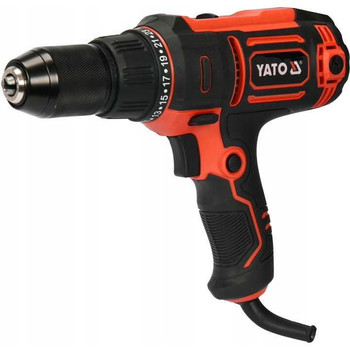 Bormasina cu fir Yato YT-82060 300W 40Nm negru 1.54kg