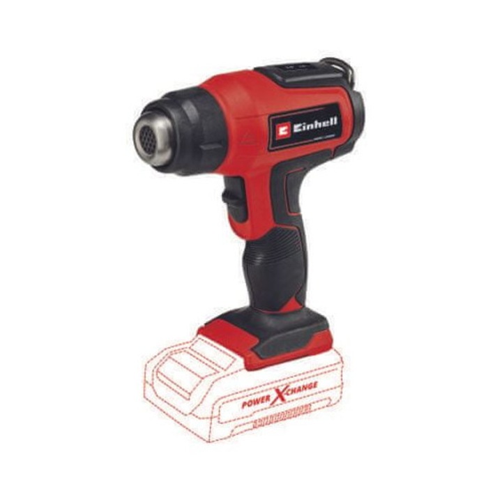 Einhell TE-HA 18 Li Solo forrasztópisztoly piros-fekete 18V 350-550C 80x171x213mm 620g