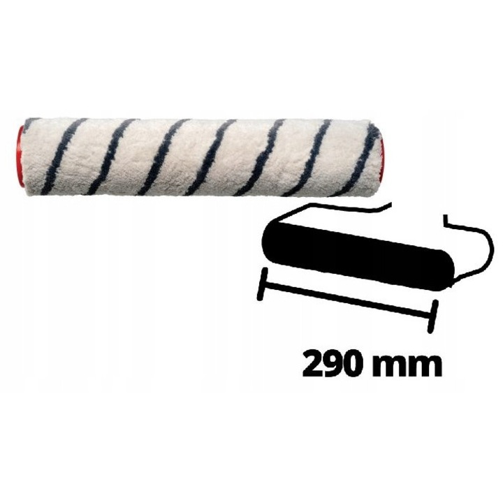 Einhell CLEANEXXO kefetekercs, 29cm, keménypadlók tisztításához, könnyen cserélhető, 6,5x6,5x29,8cm