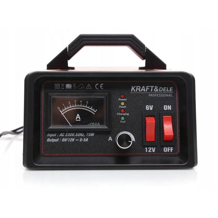 Prostornic auto Kraft&Dele KD1288, 6V/12V, 75Ah, 1,3kg