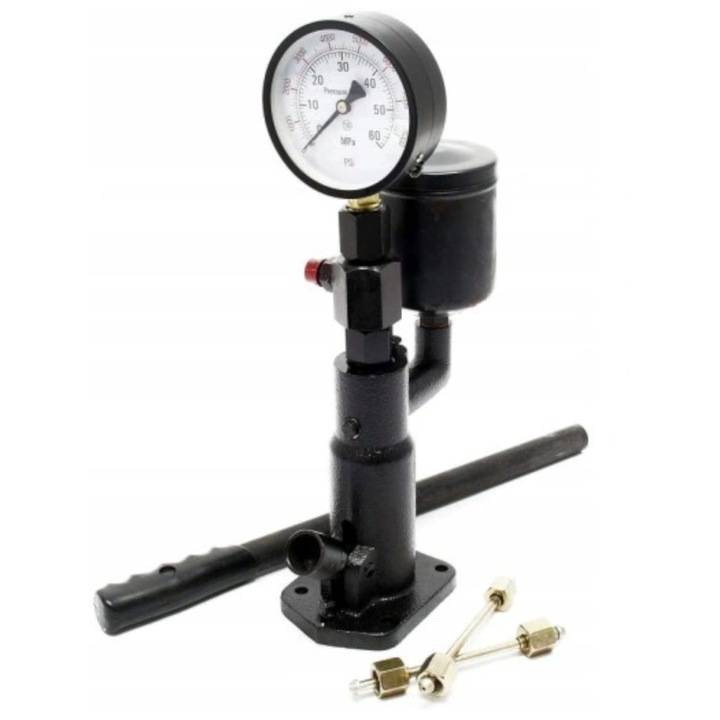 Injektor teszter Falcon 600 bar, M12 és M14 adapterek, dízelmotorokhoz