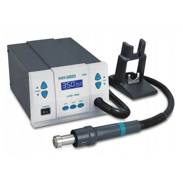 Quick 861DW forrasztóállomás, 1000W, 3 csatorna, 100x500°C, 188x245x135mm