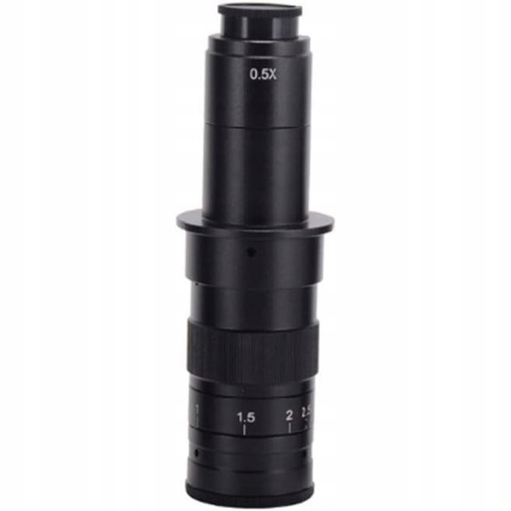 Obiectiv microscop digital 180x Rosfix, C-Mount, 0,7x-4,5x zoom, 170mm, 100-120mm distanta de lucru
