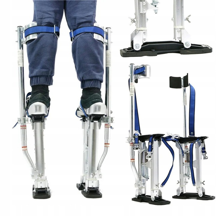 Picioare de lucru din aluminiu, 45-76cm, 7kg, set de accesorii pentru vopsire si tencuire