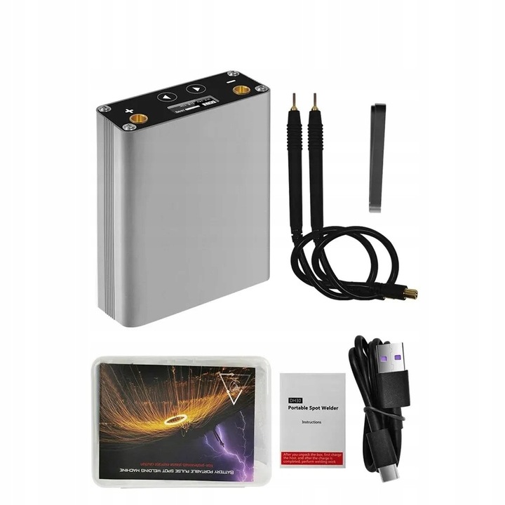 Точкова заварка Rosfix SM65A, 650A, 5500mAh батерия, USB-C, пълен комплект