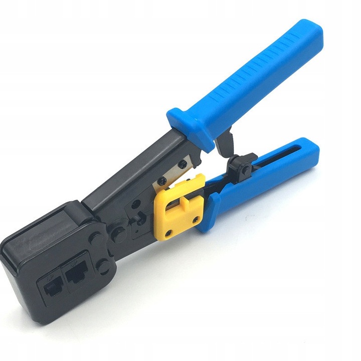 Cleste pentru mufe RJ45/RJ12/RJ11 Rosfix, ergonomic, 240mm, multicolor
