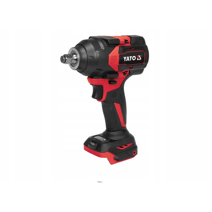 Cheie de impact Yato 1/2'' 1200Nm 18V, fara perii, cu adaptor 1/4'' la 1/2''