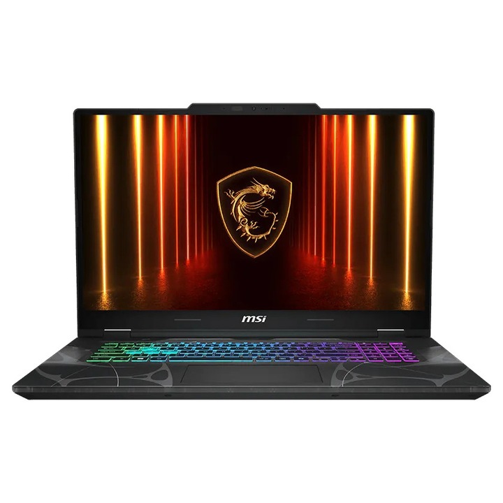 Laptop MSI Cyborg 17 B13WEKG, 9S7-17U332-271, 17.3", Intel Core i5-13420H (8-core), NVIDIA GeForce RTX 5050 (8GB GDDR7), 16GB 5200MHz (1x16GB) DDR5, Negru