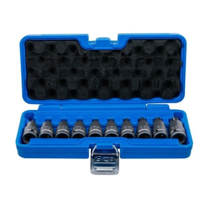 Set 10 chei Torx, BGS, T20-T70, 12,5 mm (1/2)