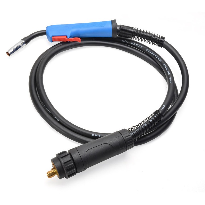 MIG/MAG заваръчен шланг Falon-Tech, модел TW-25, 5м, 230A, газово охлаждане, евро захват