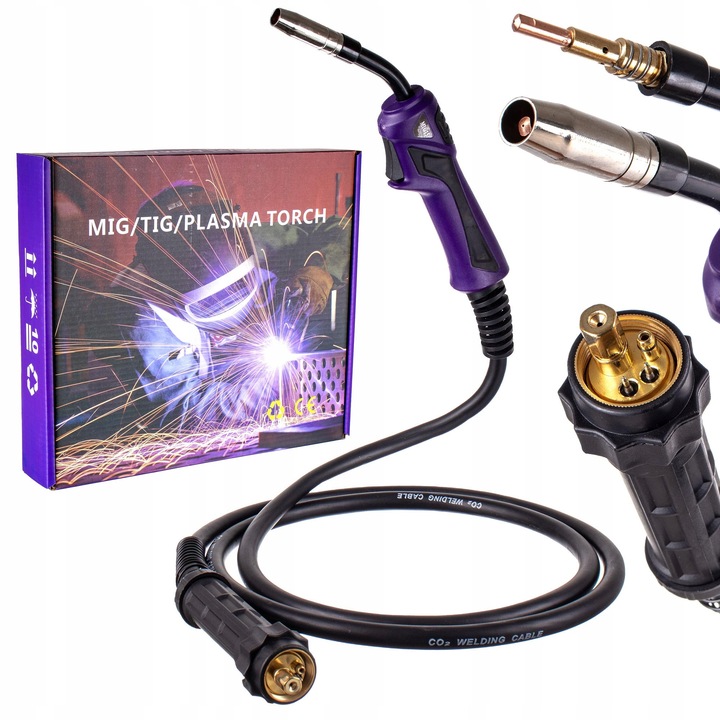 Uchit spawalniczy TC Technic, 3m, MB15, prindere EURO, 0,6-1,2mm, racire gazos