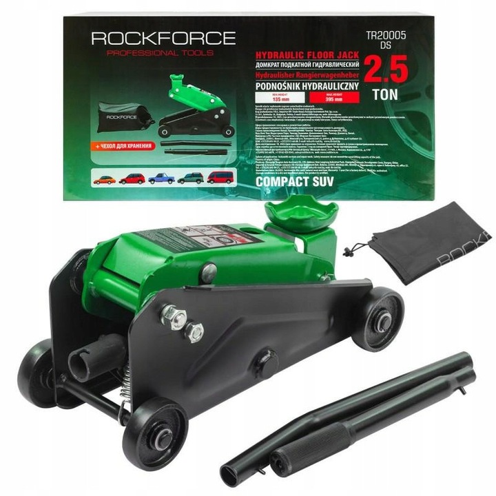 Rockforce autóemelő 2,5T 135-395mm