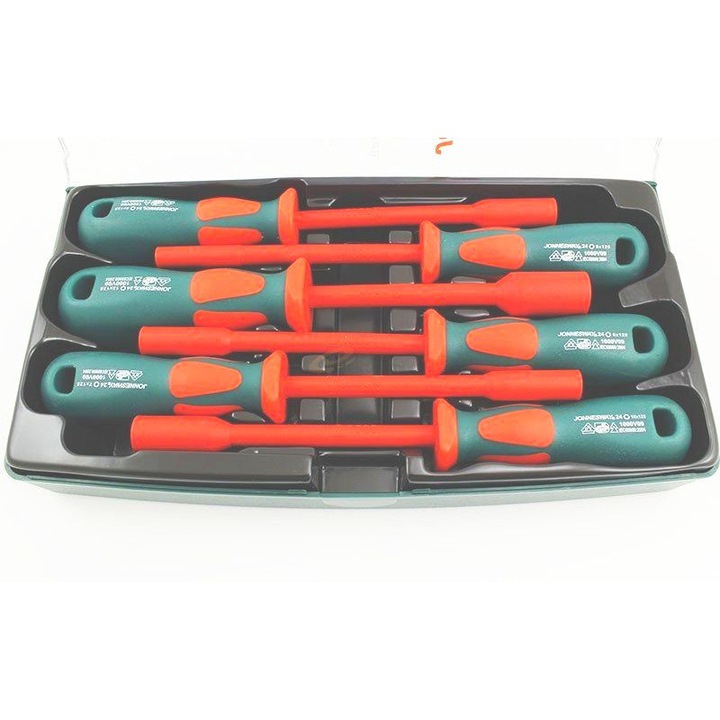 Комплект изолирани отвертки 6 бр., Jonnesway, 5-13мм, 1000V, DV41M06S