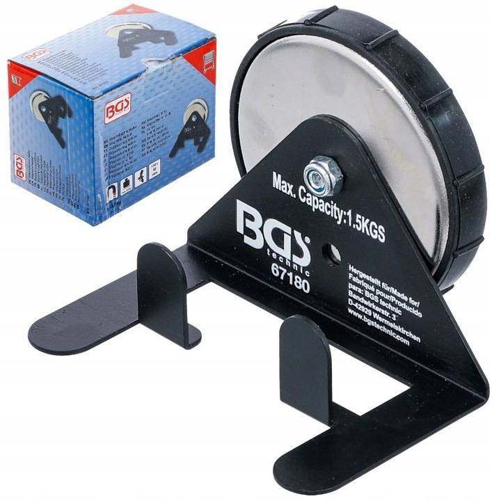 Mágneses pisztolytartó BGS 67180, 1,5kg, 132x104x87mm