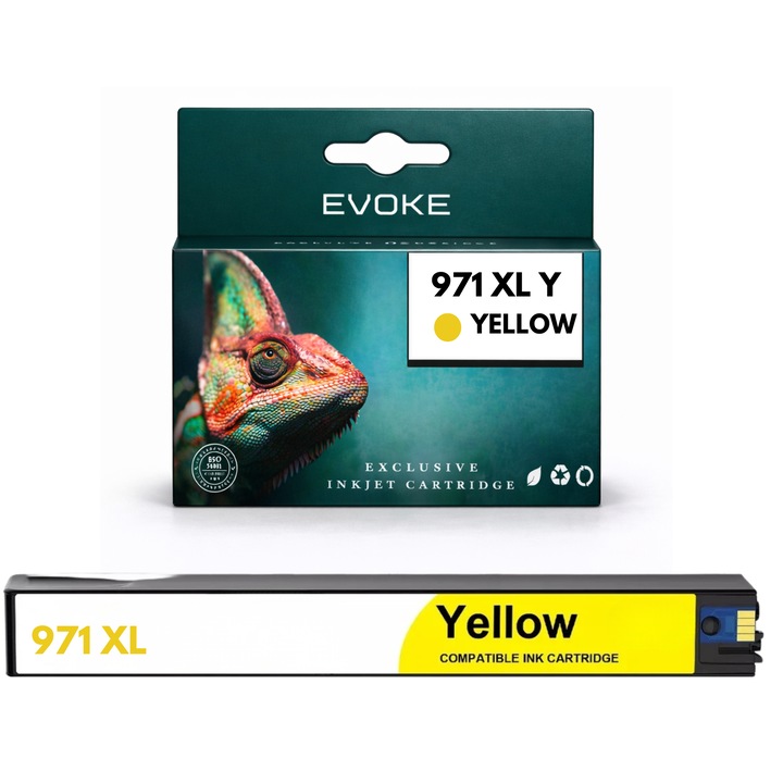 Kompatibilis patron HP 971 XL CN628AE sárga 110 ml, kompatibilis az OfficeJet Pro x451dw x476 x551dw nyomtatóval