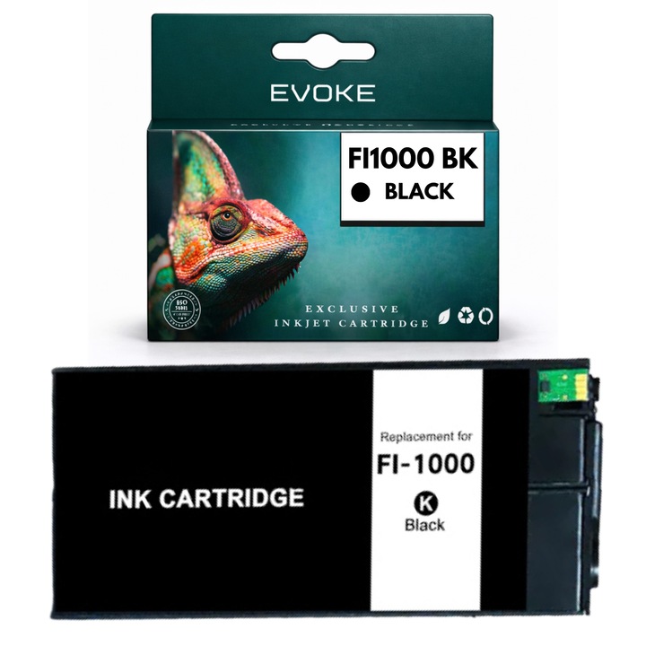 Kompatibilis patron HP FI1000 BK FI-1000 fekete 498 ml nyomtatóhoz, kompatibilis a HP FI-1000 Printhead-del