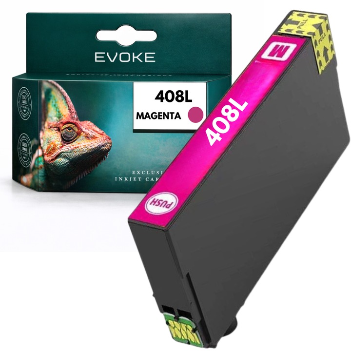 Kompatibilis patron Epson 408L T09K340 magenta 24 ml nyomtatóhoz, kompatibilis a WorkForce Pro WF-C4810DTW modellel