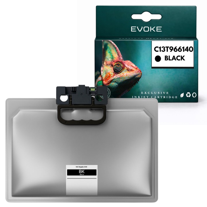 Kompatibilis patron Epson T9661 C13T966140 nyomtatóhoz, fekete, 795 ml, 40000 oldal, kompatibilis a WorkForce Pro WF-M5299DW WF-M5799DWF modellekkel