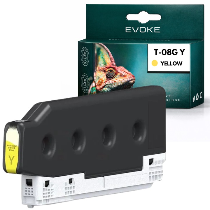 Kompatibilis patron Epson T08G4 C13T08G400 sárga 400 ml nyomtatóhoz, kompatibilis az Epson AM-C5000 AM-C6000 modellekkel