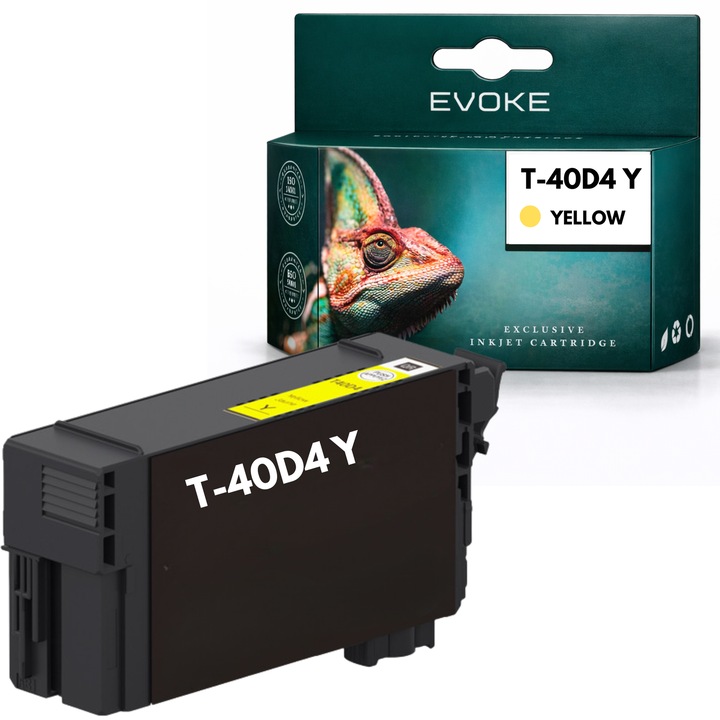 Kompatibilis patron Epson T40D4 C13T40D440 sárga 60 ml nyomtatóhoz, kompatibilis a SureColor SC-T2100 T3100 T3100M T3100N T5100 modellekkel