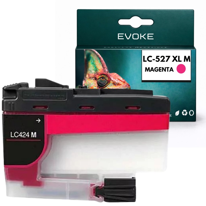 Kompatibilis patron Epson LC527 XL LC-527 magenta 25 ml nyomtatóhoz, kompatibilis az MFC-J4350DW MFC-J4550DW modellekkel