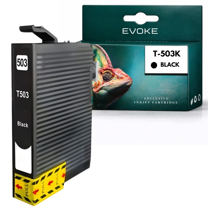 Kompatibilis patron Epson T503BK T-503 XL fekete 12 ml, kompatibilis WF-2965DWF 2960DWF Exp Home XP-5200 XP-5205 nyomtatóval
