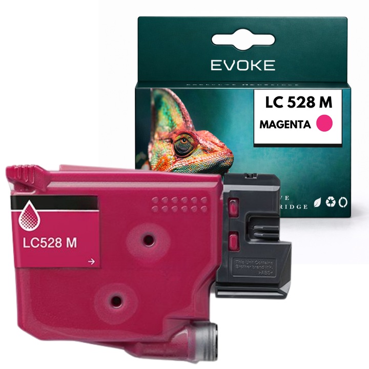 Kompatibilis patron Brother LC528 LC-528M magenta 53 ml nyomtatóhoz, kompatibilis MFC-J6560DW J6760DW J6960DW J6975DW J6977DW modellekkel