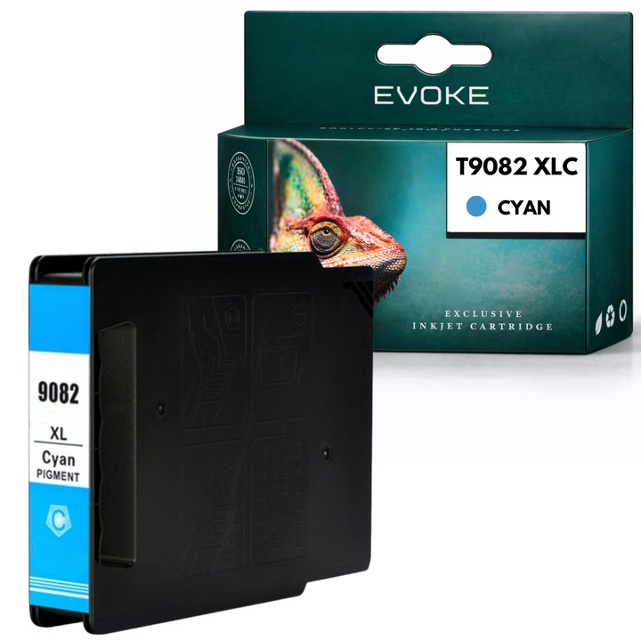 Kompatibilis patron Epson T9082 C13T908240 cián 70 ml nyomtatóhoz, kompatibilis a WF-6590 WF-6090 modellekkel