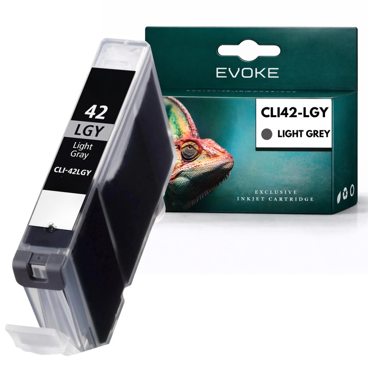 Kompatibilis patron Canon CLI42 CLI-42 6391B001 nyitott szürke 14 ml, kompatibilis a Pixma Pro 100 Pro 100 S nyomtatóval