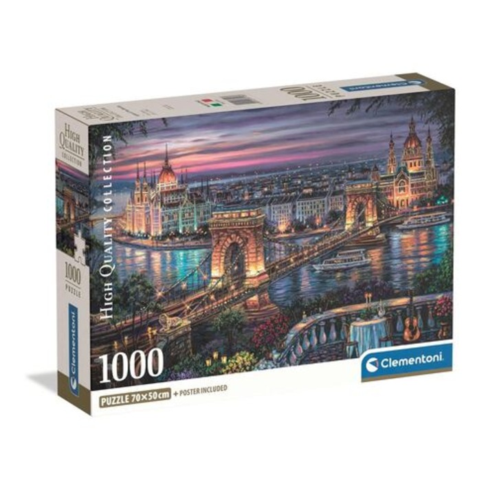 Пъзел от 1000 части - Светлините на Дунав (Будапеща)