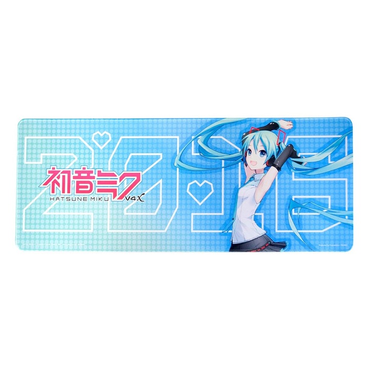 Egérpad XXL Hatsune Miku, POPbuddies, többszínű, nagy méret