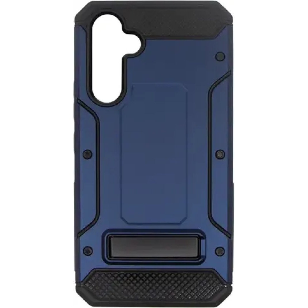 Husa telefon Vivid Rugged Armor pentru Samsung Galaxy S24, albastru inchis, material rezistent, protectie sporita
