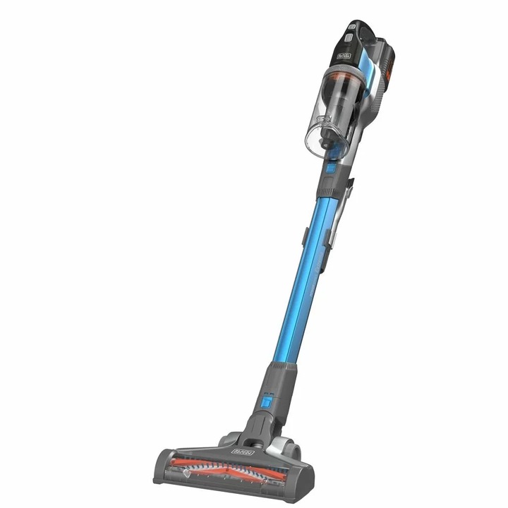 Aspirator vertical pe acumulator 4 in 1 Black & Decker BHFEV362D-QW, 3 viteze, autonomie pana la 95 min, indicator status LED, capacitate rezervor 0.75 L, livrat cu incarcator si acumulator 36 V 2.5 Ah