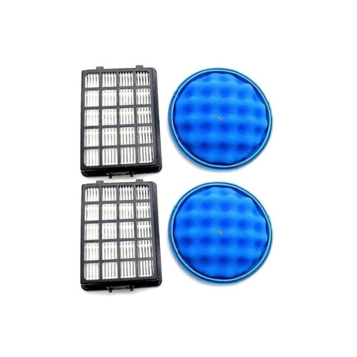 Set 4 filtre H13 HEPA si filtre de spuma pentru aspirator Samsung SC21F50