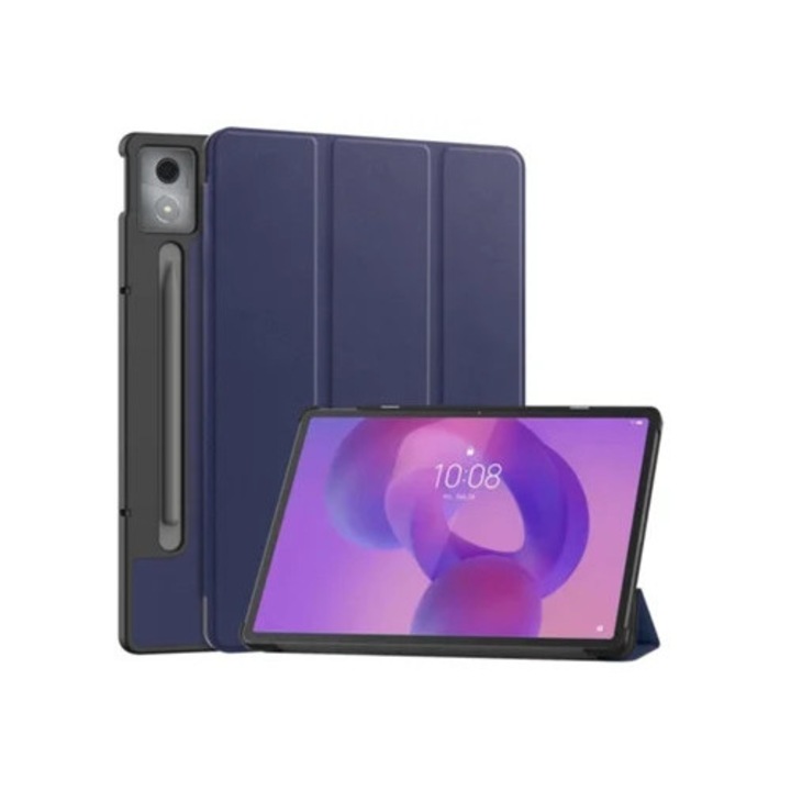 3 hajtásos tablettok, Zruxe, okos bőr, sötétkék